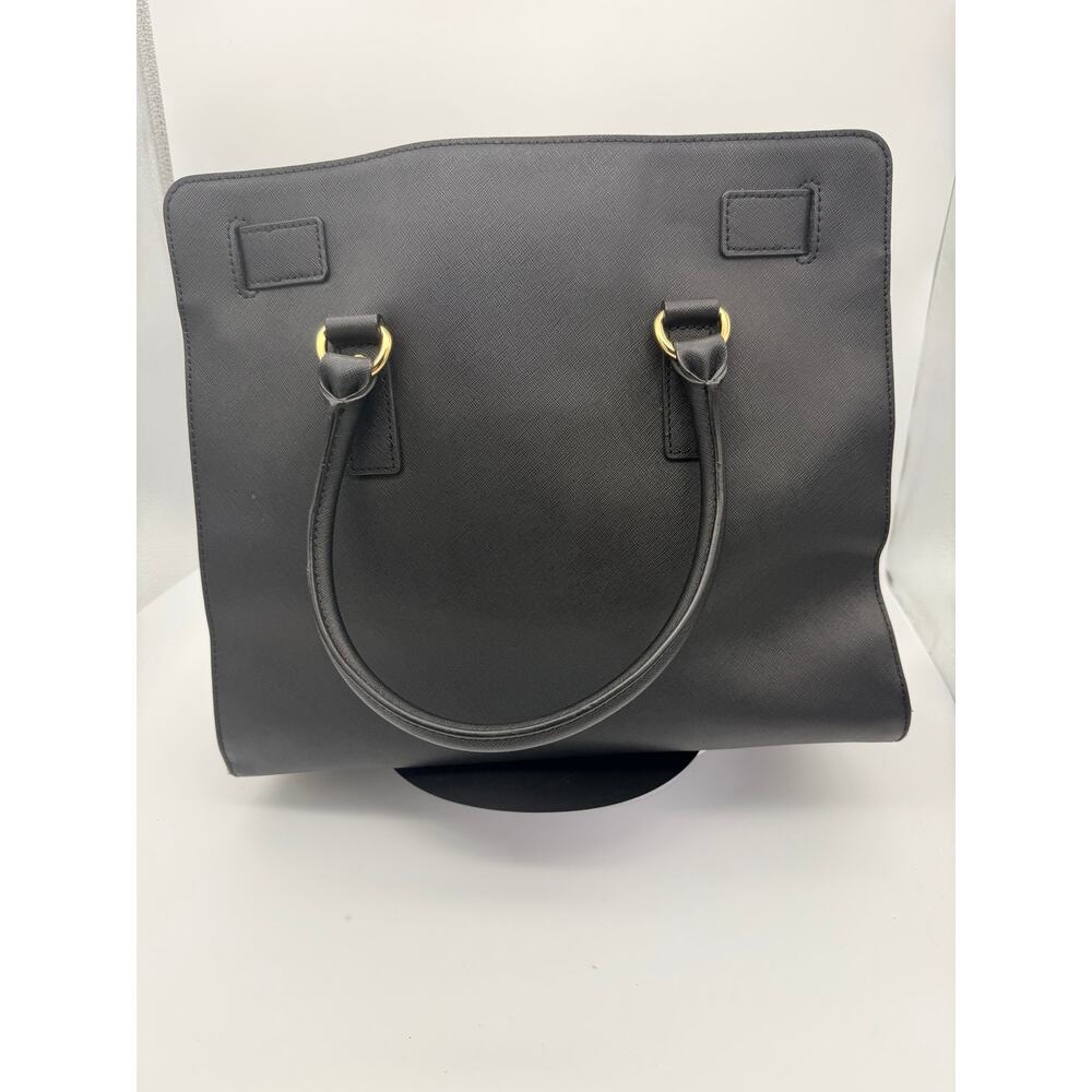 Michael Kors Hamilton Large N/S Tote – Black Saffiano Leather & Gold Hardware - Picture 15 of 16